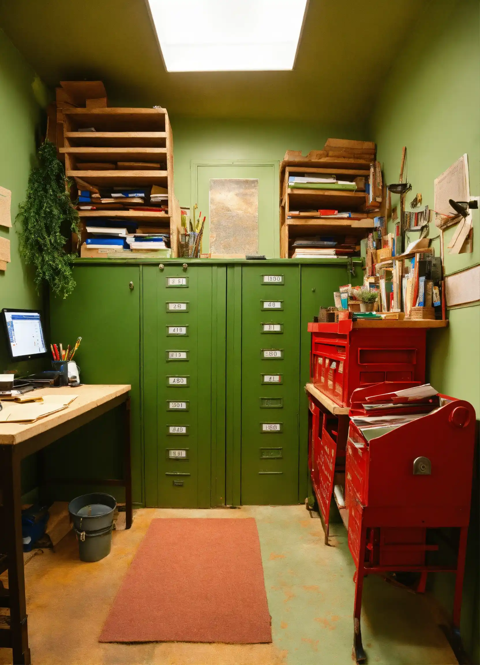 Ergonomische werkplek met natuurlijk licht